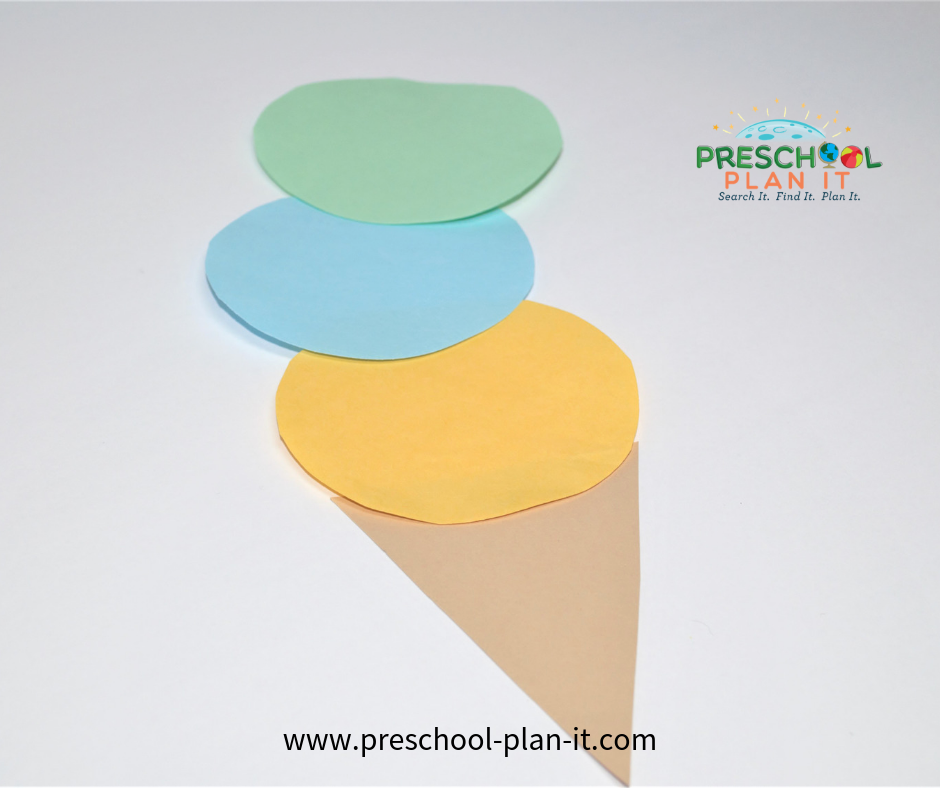 Ice Cream Preschool Theme Art Activity