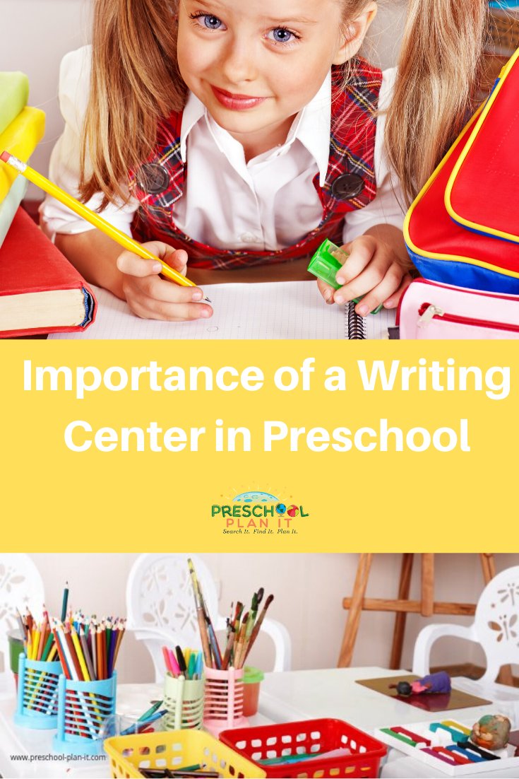 Importance of a writing center in preschool