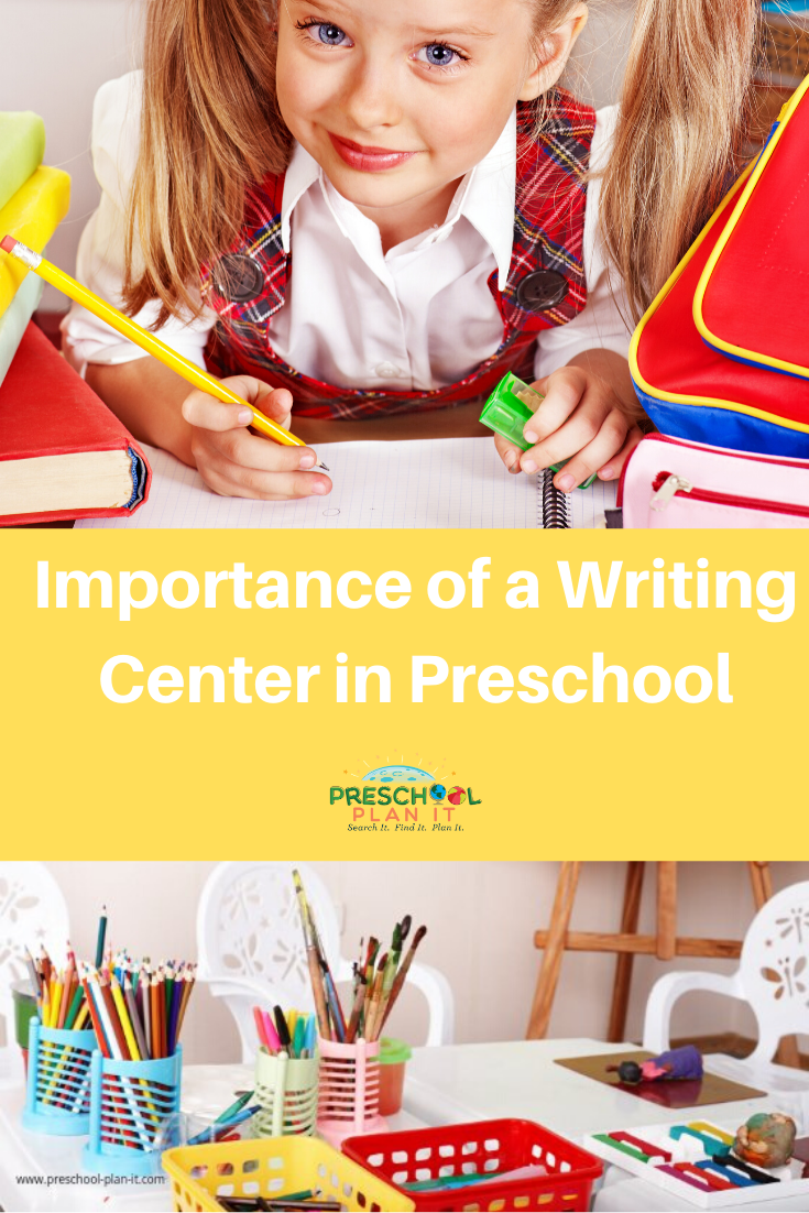 Importance of a writing center in preschool