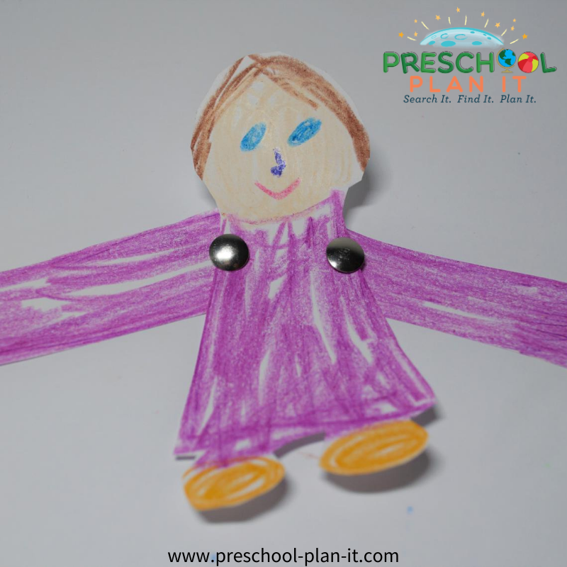 Jesus and the Children Preschool Theme Art Activity