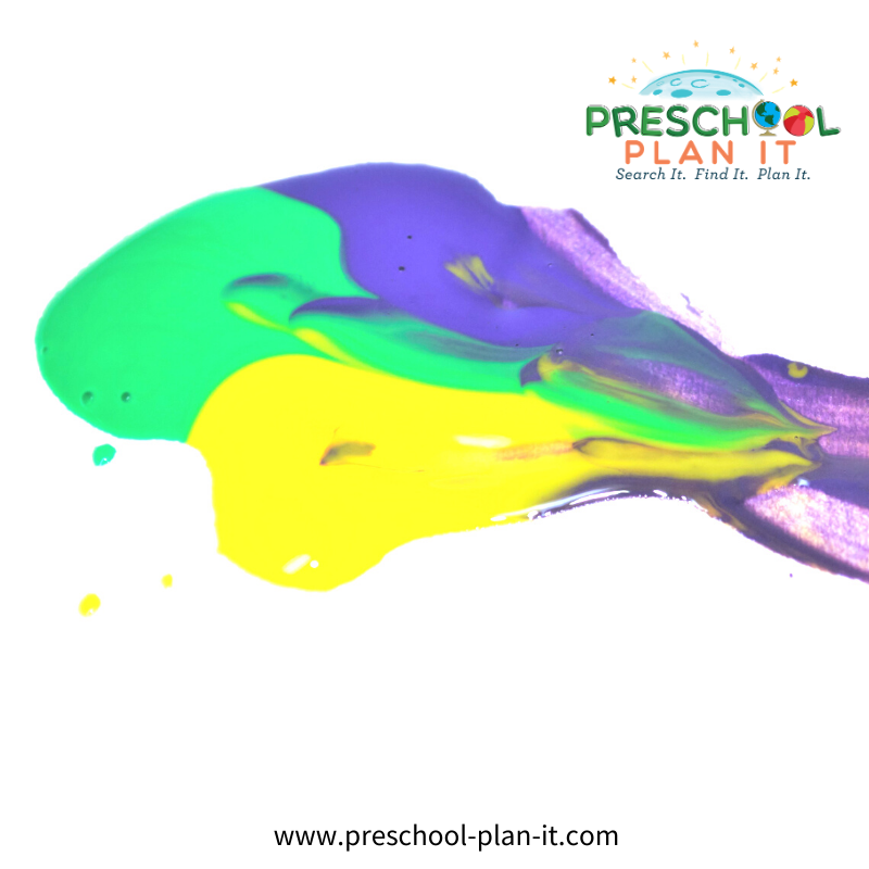 Mardi Gras Preschool Theme Art Activity