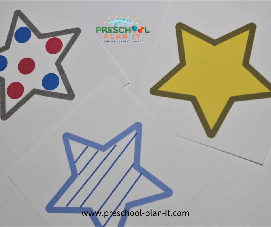 Preschool Memorial Day Activities Matching Game