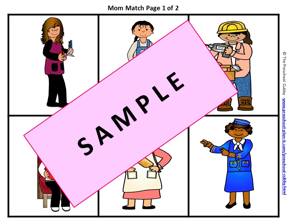 Mother's Day Preschool Theme Game