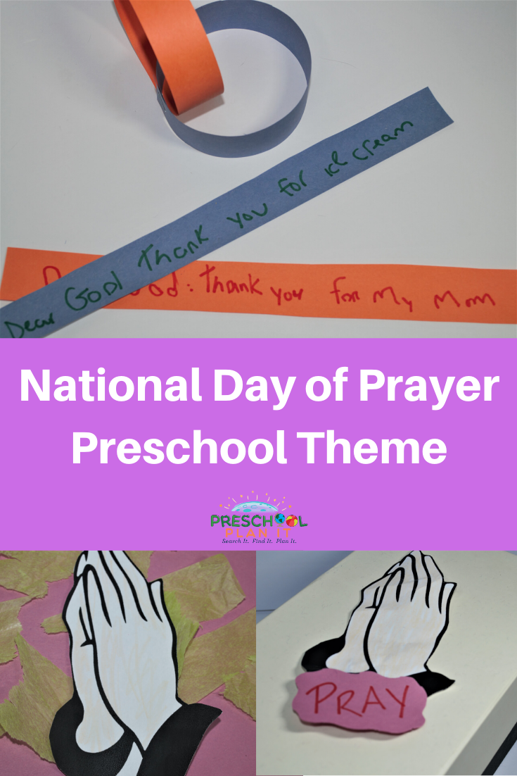 National Day of Prayer Preschool Theme