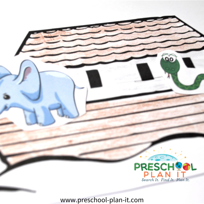 Noah's Ark Preschool Theme Art Activity