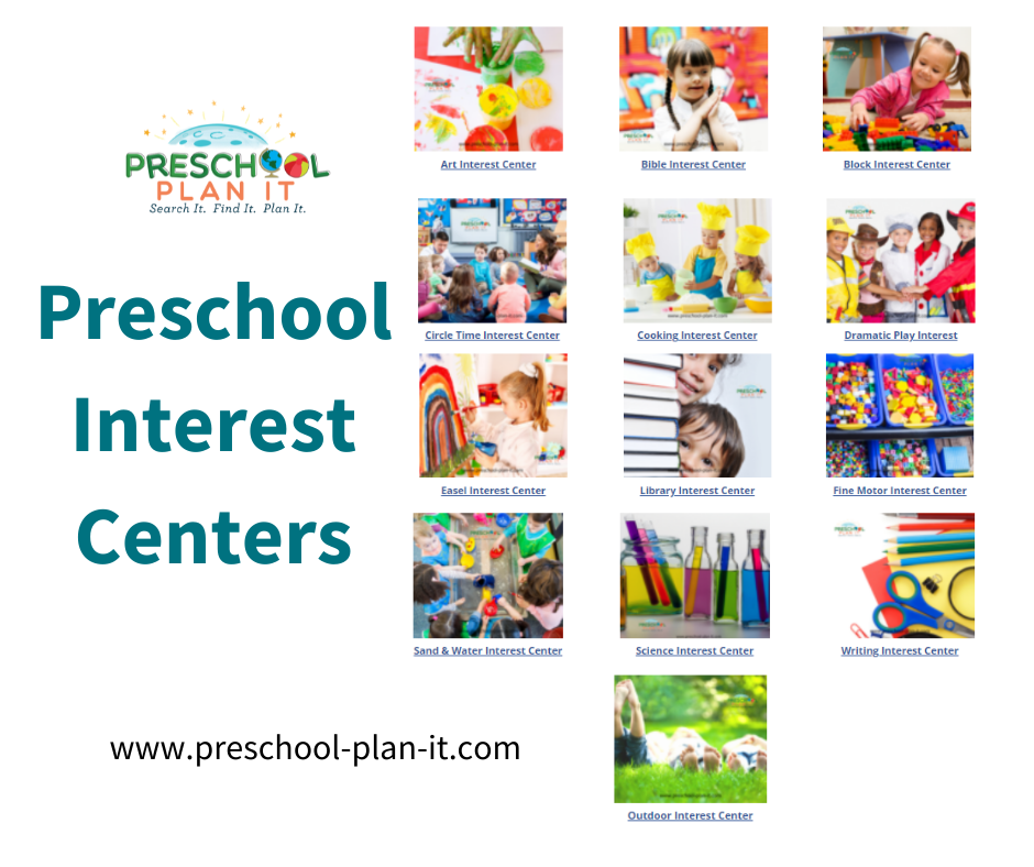 Preschool Interest Learning Centers