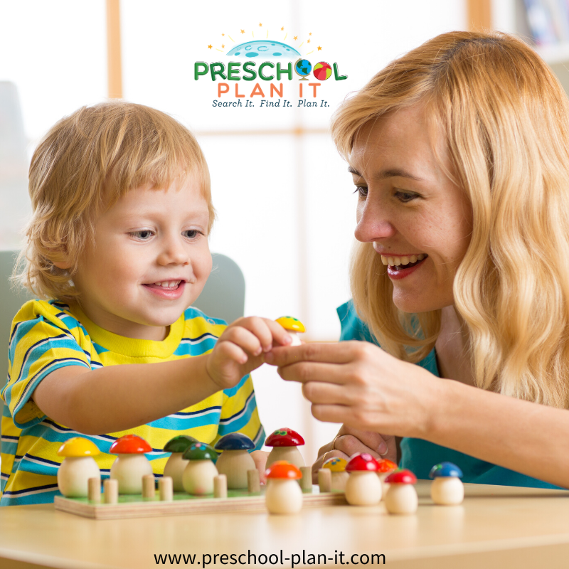 Preschool Math Interest Center