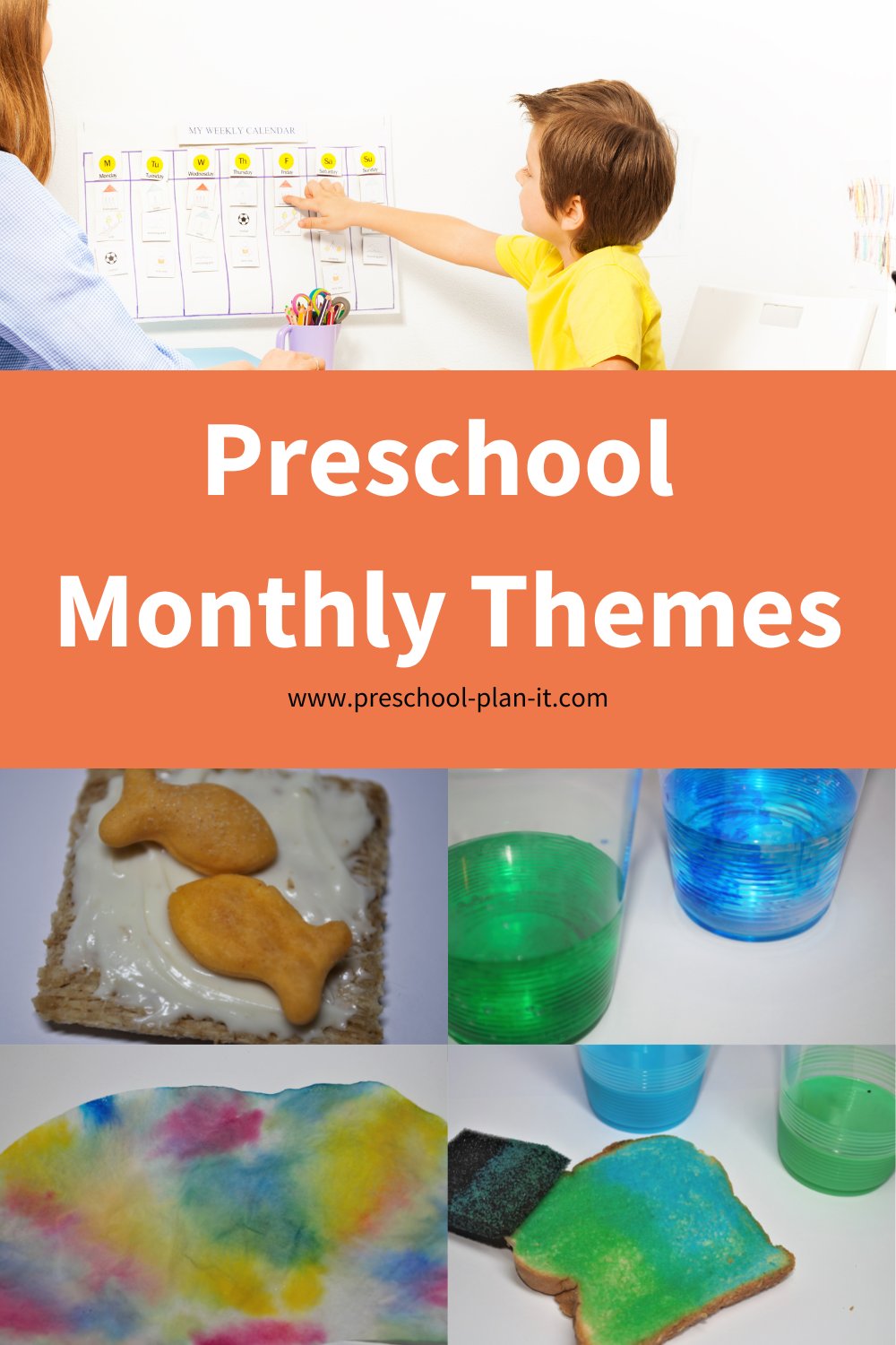 Images for each month for preschool monthly themes