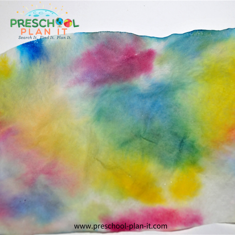 Preschool Rain Theme Art Activity