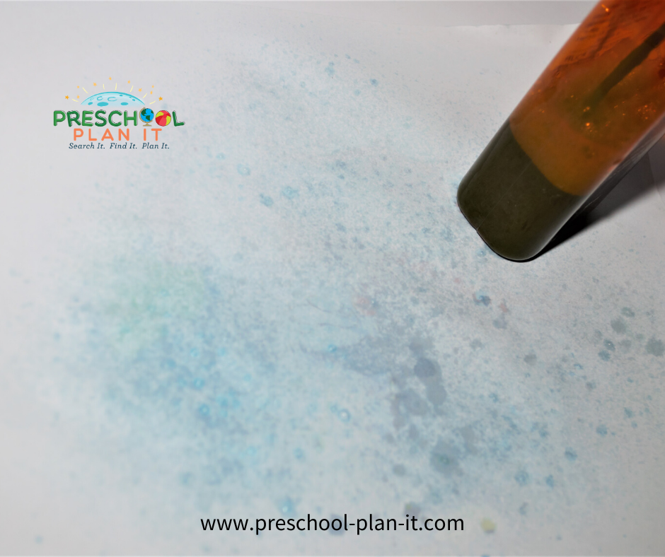 Preschool Rain Theme Painting Activity