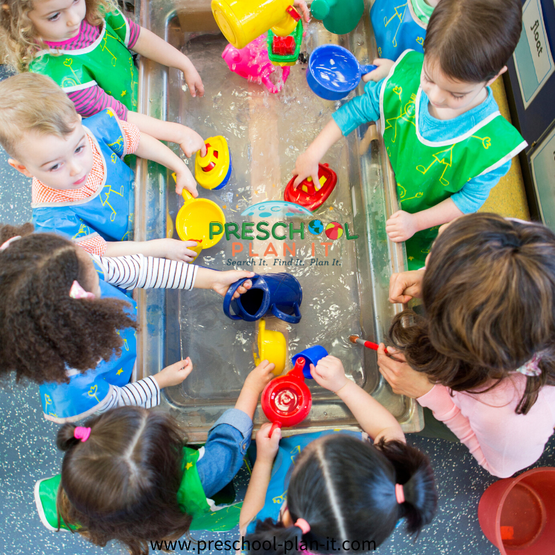 Sand and Water Table in Preschool