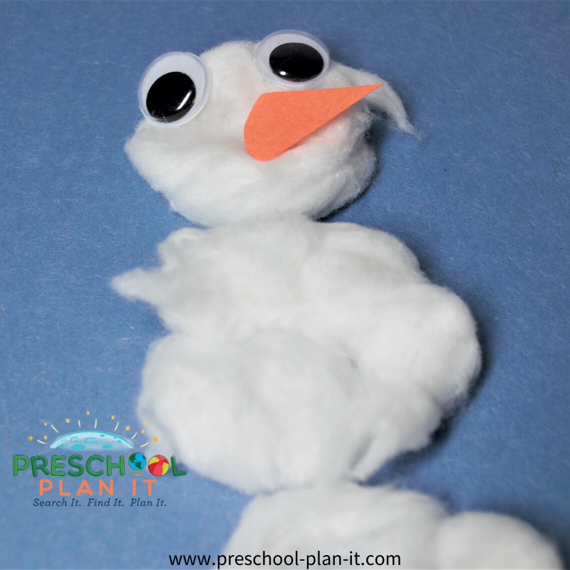 Preschool Snow Theme Art Activity