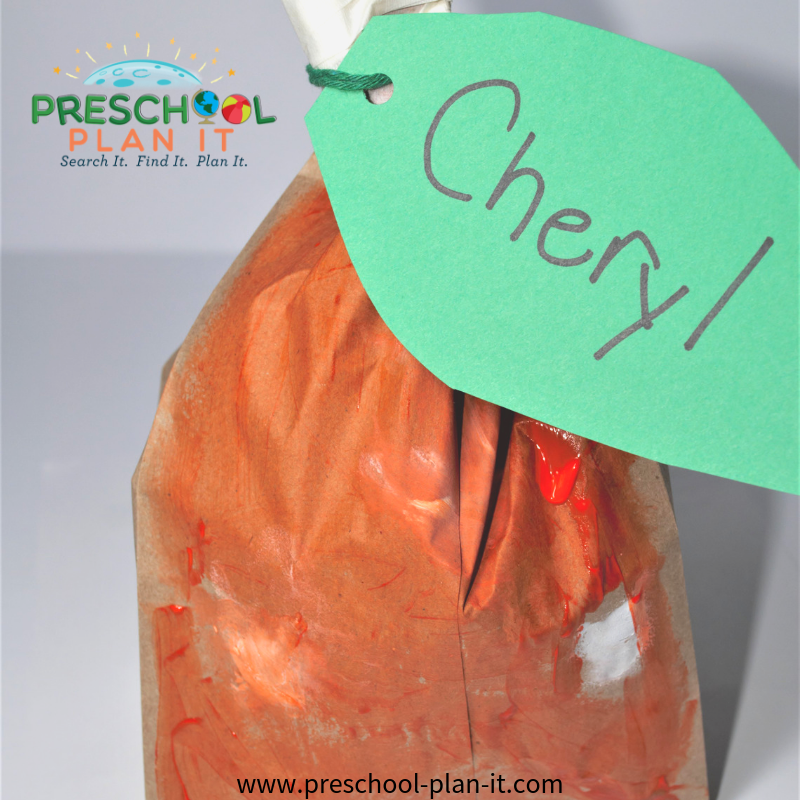 Preschool Pumpkin Activities Art Activity