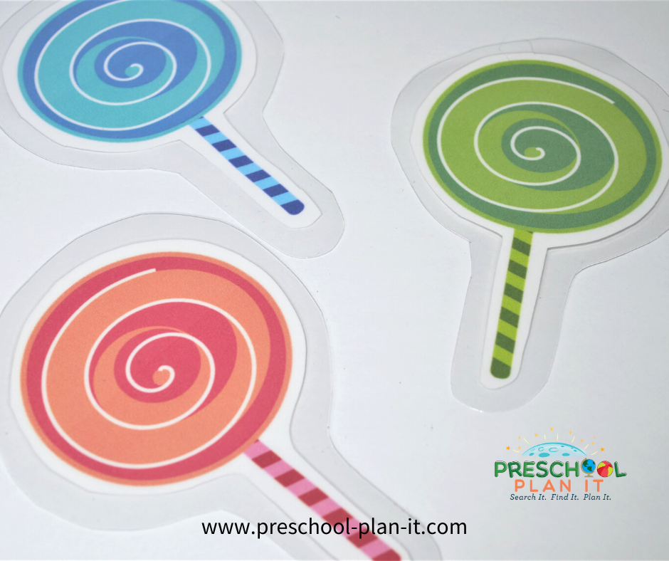 Sticky Preschool Theme Circle Time Activity