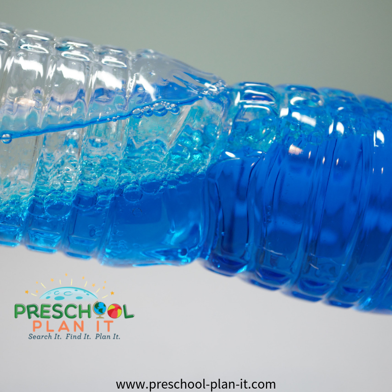 Ocean Discovery Bottles for a Preschool Transportation Theme